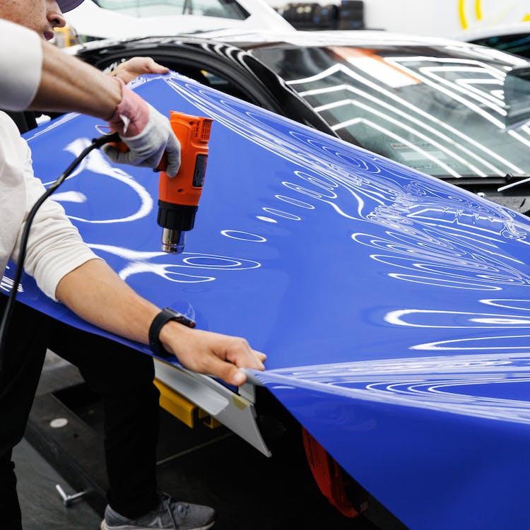 Car Wrapping Film Installation