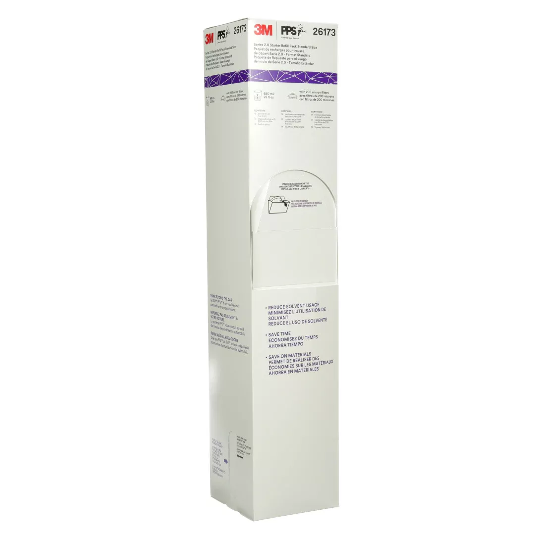 3M™ PPS™ Series 2.0 12-Pack Refill Kit, 26173, Standard (22 fl oz, 650
mL), 200 Micron Filter, 2 kits per case