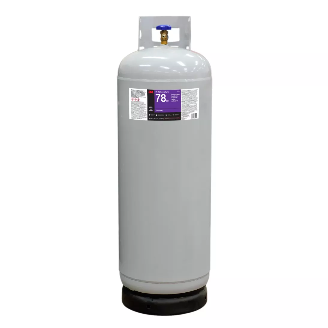 3M™ Hi-Temperature Polystyrene Insulation 78 HT Cylinder Spray Adhesive,
Blue, Intermediate Cylinder (Net Wt 138.6 lb)