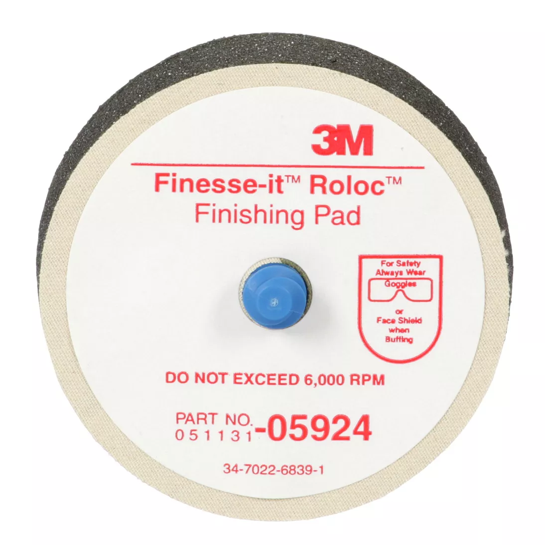 3M™ Finesse-it™ Roloc™ Finishing Pad, 05924, 3 in, 12 per bag, 5 bags
per case