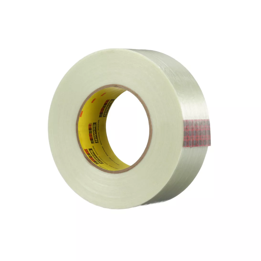 Scotch® High Strength Filament Tape 890RCT, Clear, 48 mm x 500 m, 8 mil,
1 roll per case
