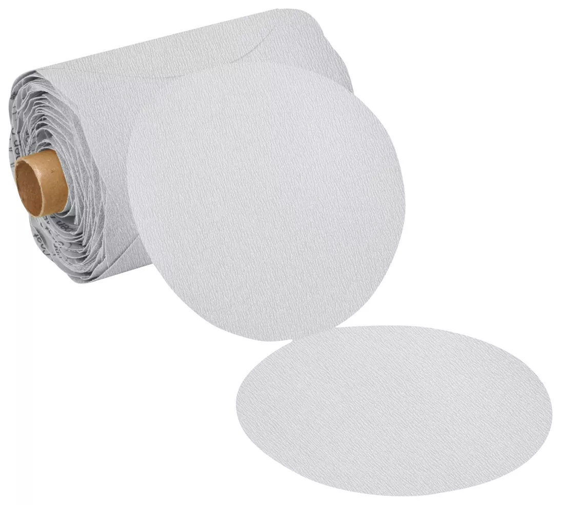 3M™ Stikit™ Paper Disc Roll 426U, 320 A-weight, 5 in x NH, Die 500X, 175
Discs/Roll, 6 Rolls/Case