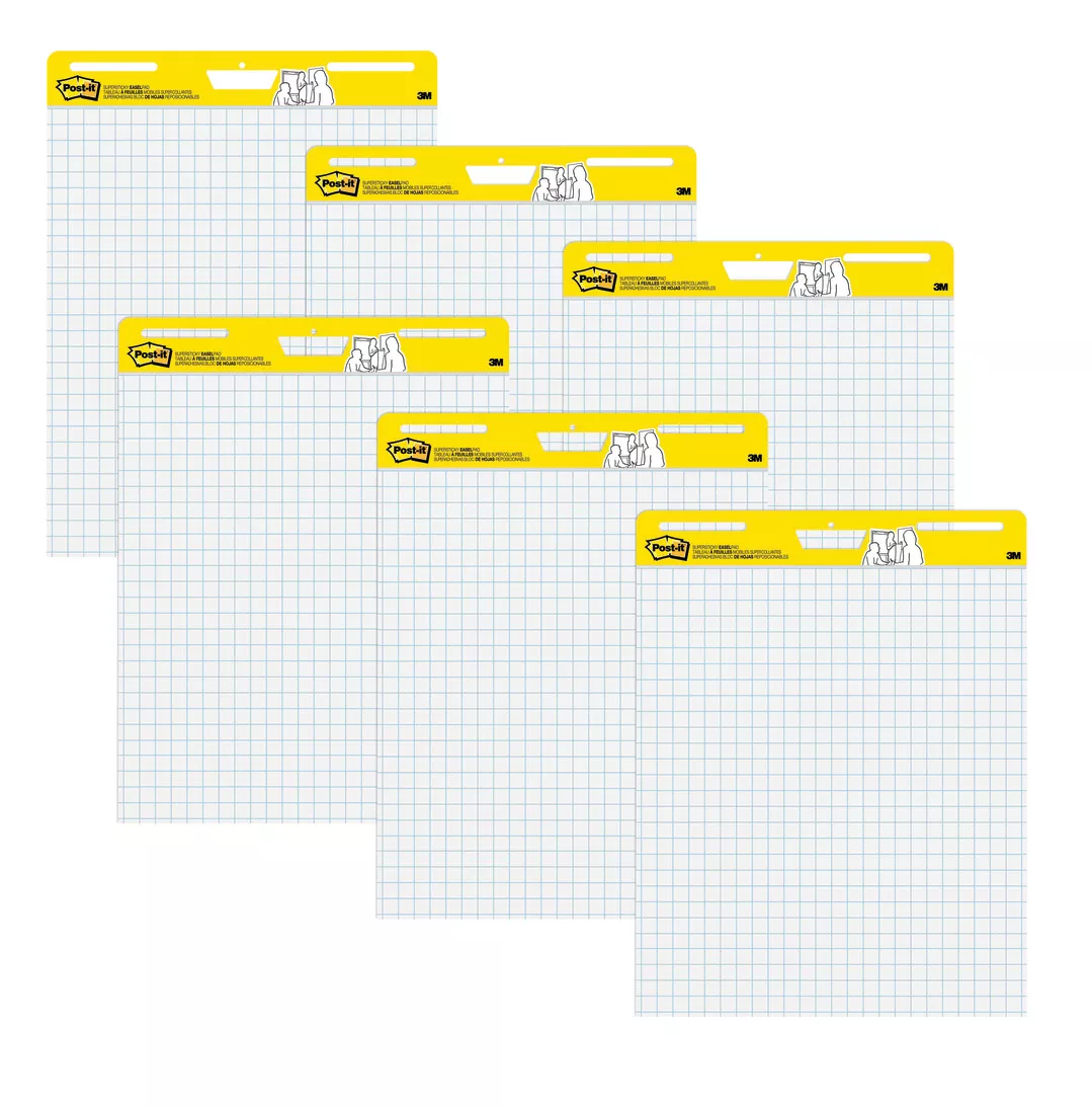 Post-it® Super Sticky Easel Pad, 560 VAD 6PK, 25 in x 30 in (63.5 cm x
76.2 cm), 6/pack