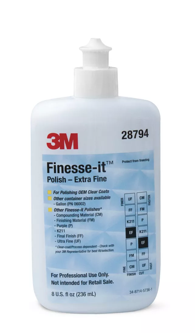 3M™ Finesse-it™ Polish - Extra Fine, 28794, 8 oz, 4 ea/Case