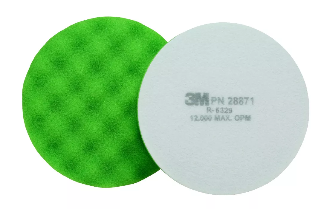 3M™ Finesse-it™ Buffing Pad 28871, 5-1/4 in, Green Foam, 10 per inner,
50 per case