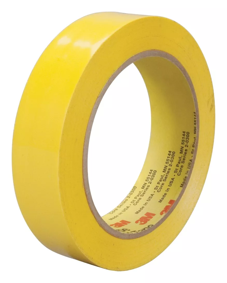 3M™ Polyethylene Tape 483, Yellow, 2 in x 36 yd, 5.0 mil, 24 rolls per
case, Individually Wrapped Conveniently Packaged