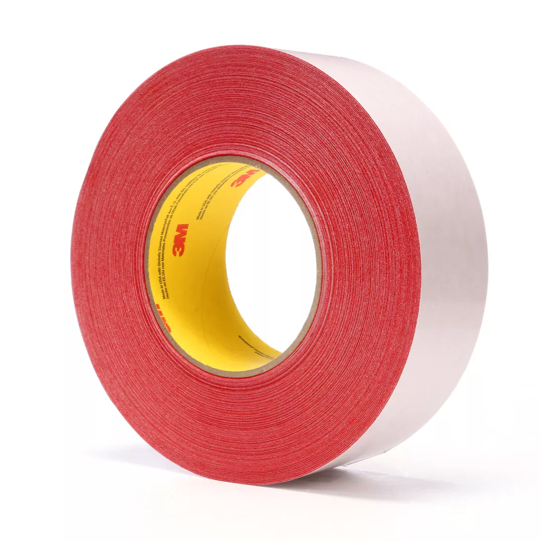 3M™ Double Coated Tape 9741R, Red, 48 mm x 55 m, 6.5 mil, 24 rolls per
case
