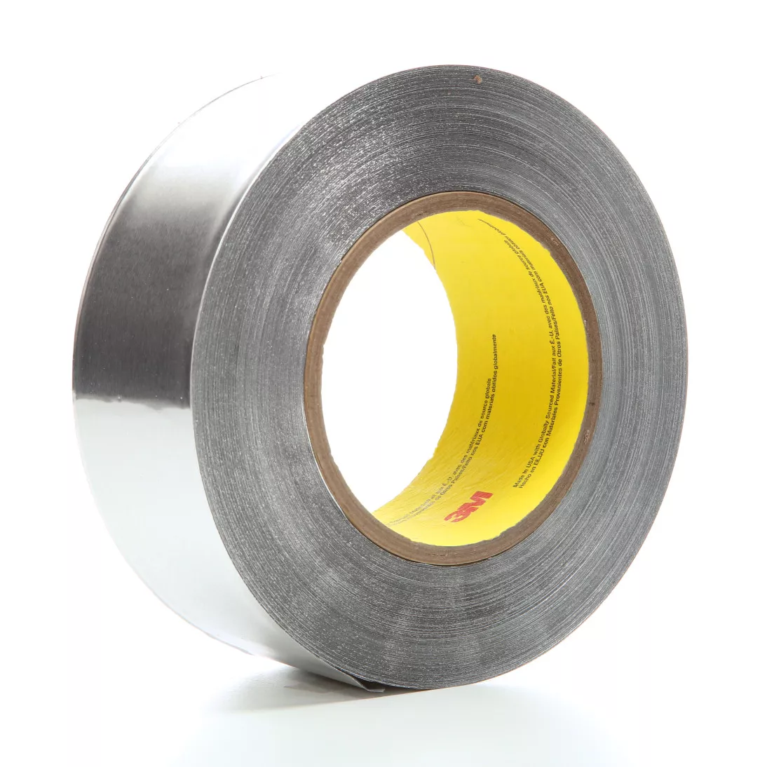 3M™ Heavy Duty Aluminum Foil Tape 438, Silver, 4 in x 60 yd, 7.2 mil, 2
rolls per case