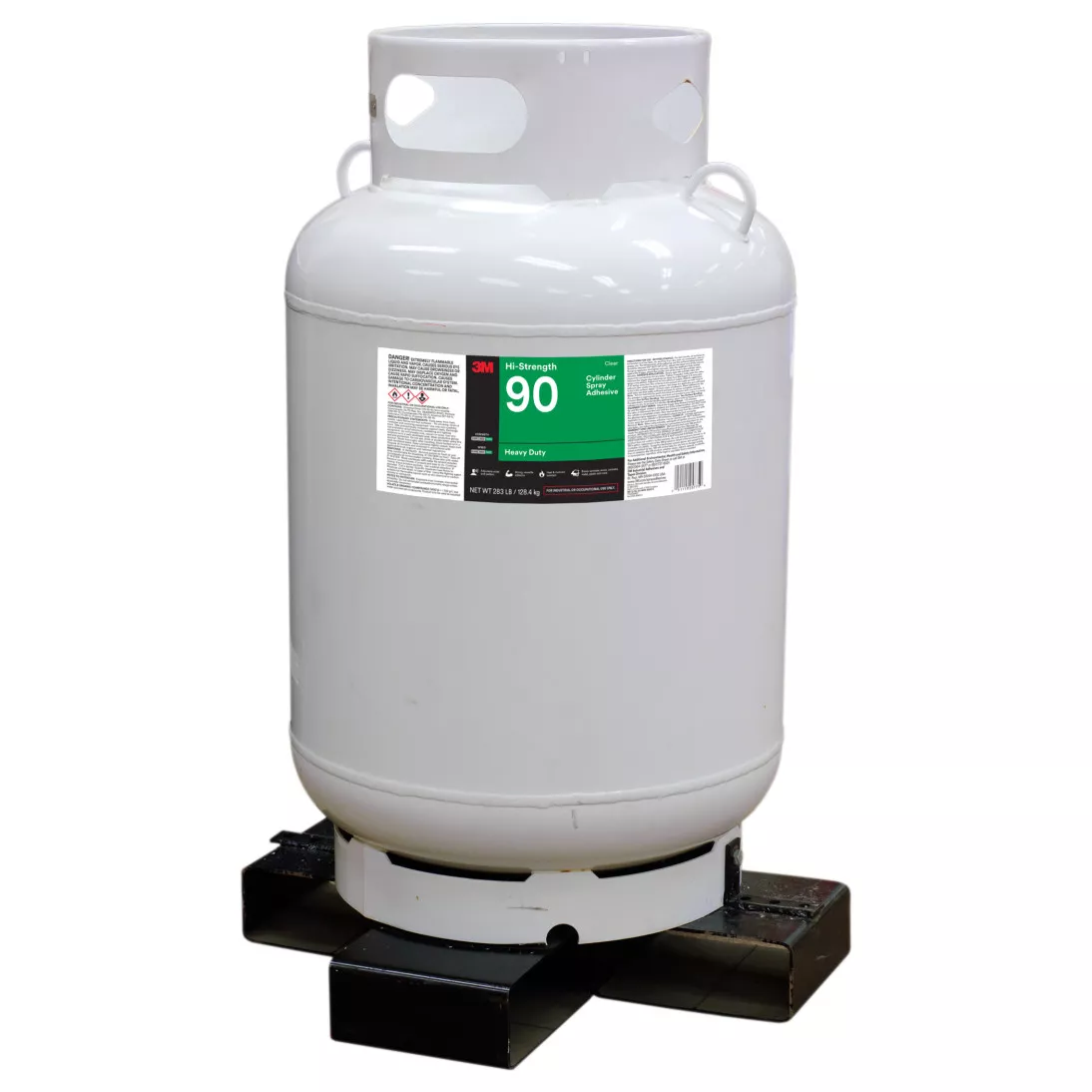 3M™ Hi-Strength 90 Cylinder Spray Adhesive, Clear, Jumbo Cylinder (Net
Wt 283.2 lb)