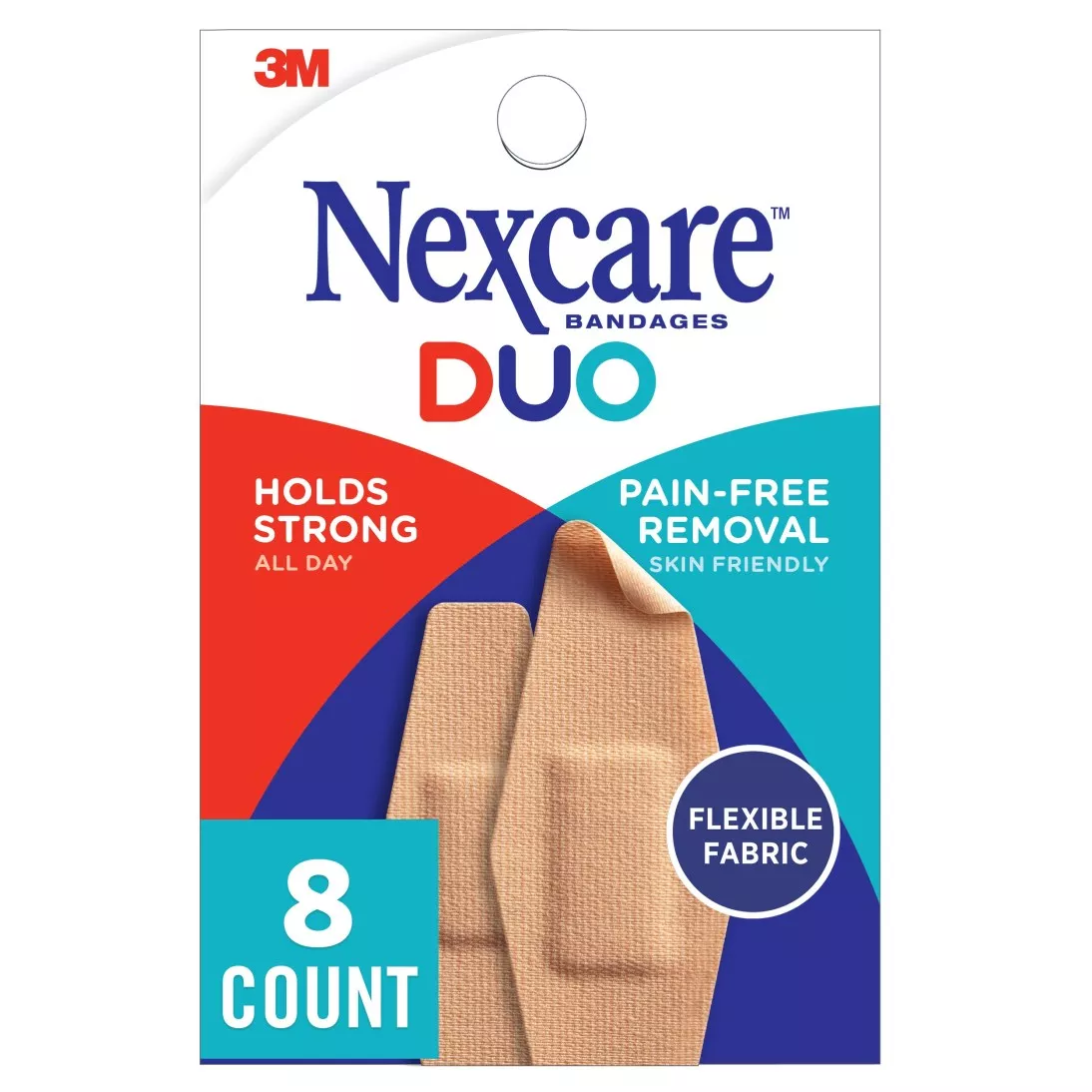 Nexcare™ DUO Bandages DSA-8CP, Convience Pack, 8ct