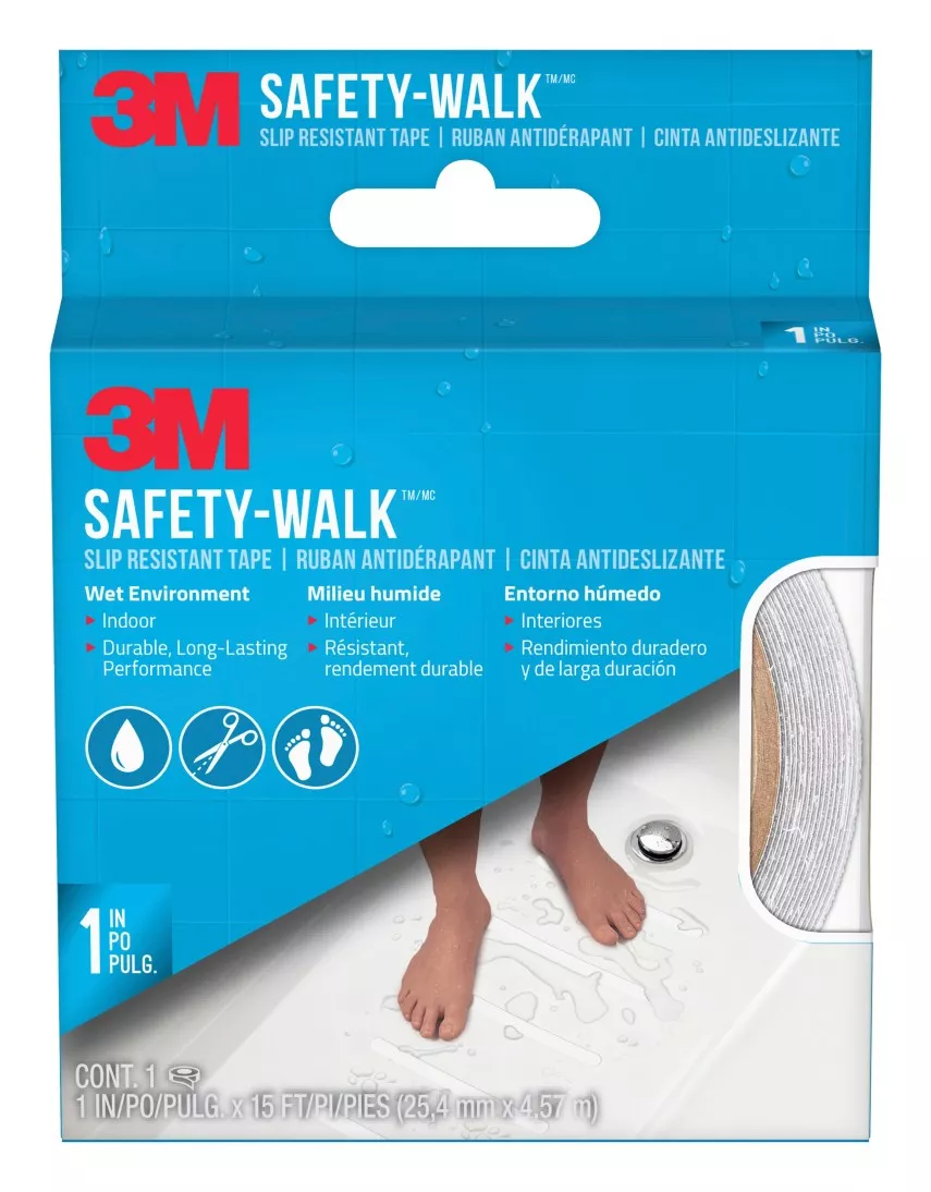 3M™ Safety-Walk™ Slip Resistant Tape 280W-R1X180-8C, White, 1 in x 15 ft