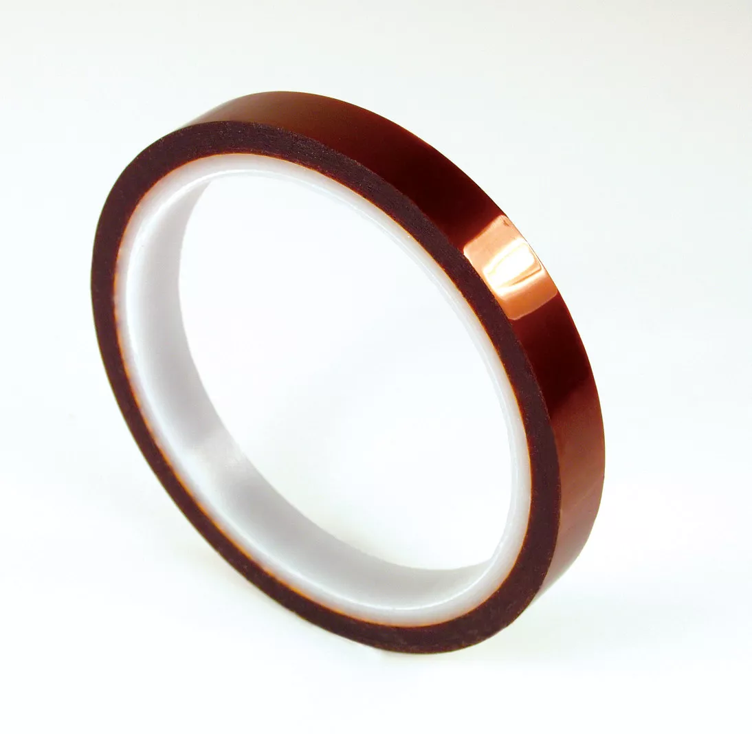 3M™ Polyimide Film Electrical Tape 92, Amber, Silicone Adhesive, 1 mil
film, 1/4 in x 36 yd (6,35 mm x 33 m), 36/Case