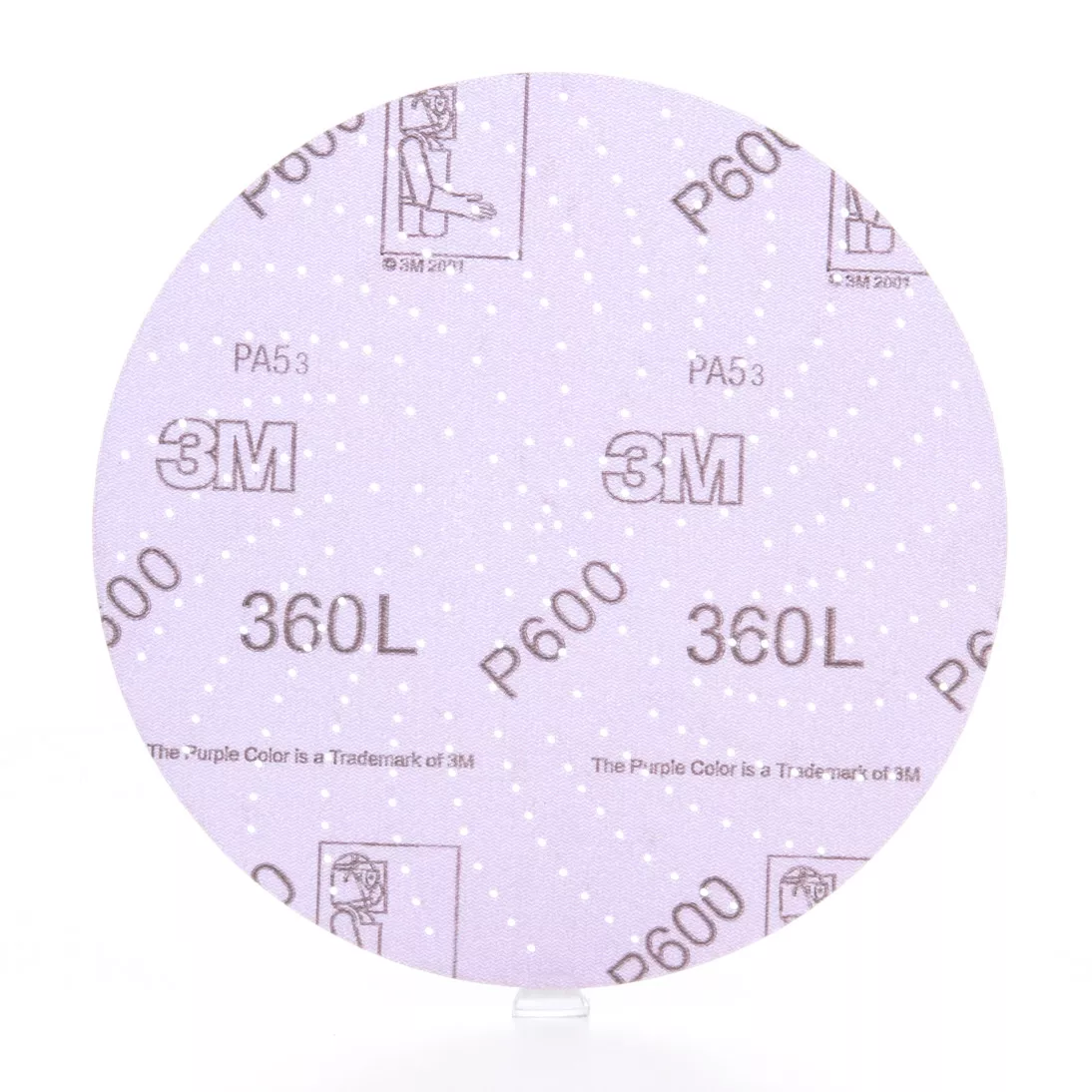 3M™ Hookit™ Clean Sanding Disc 360L, P600, 3 in, Die 300LG, 100 per
inner, 500 per case
