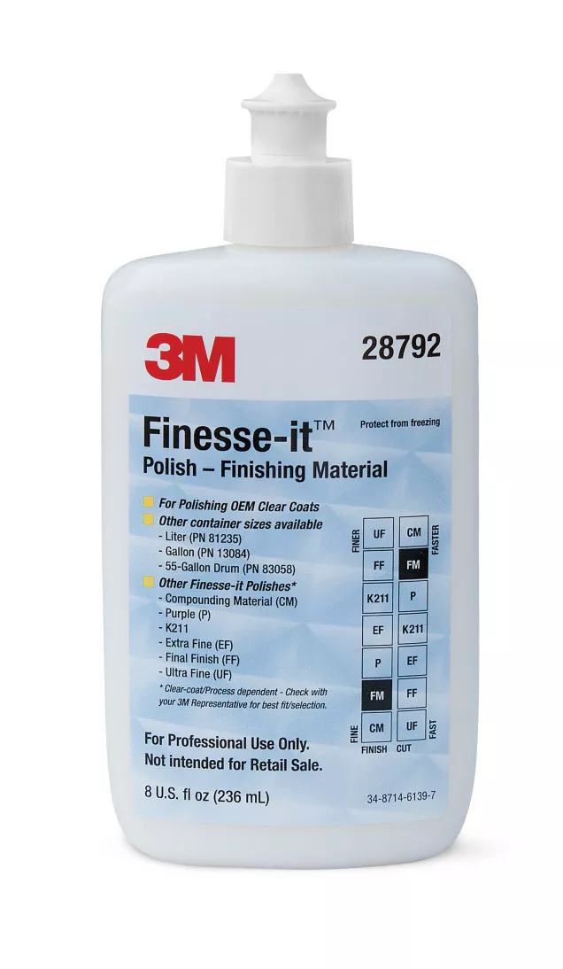 3M™ Finesse-it™ Polish - Finishing Material, 28792, 8 oz, 4 ea/Case