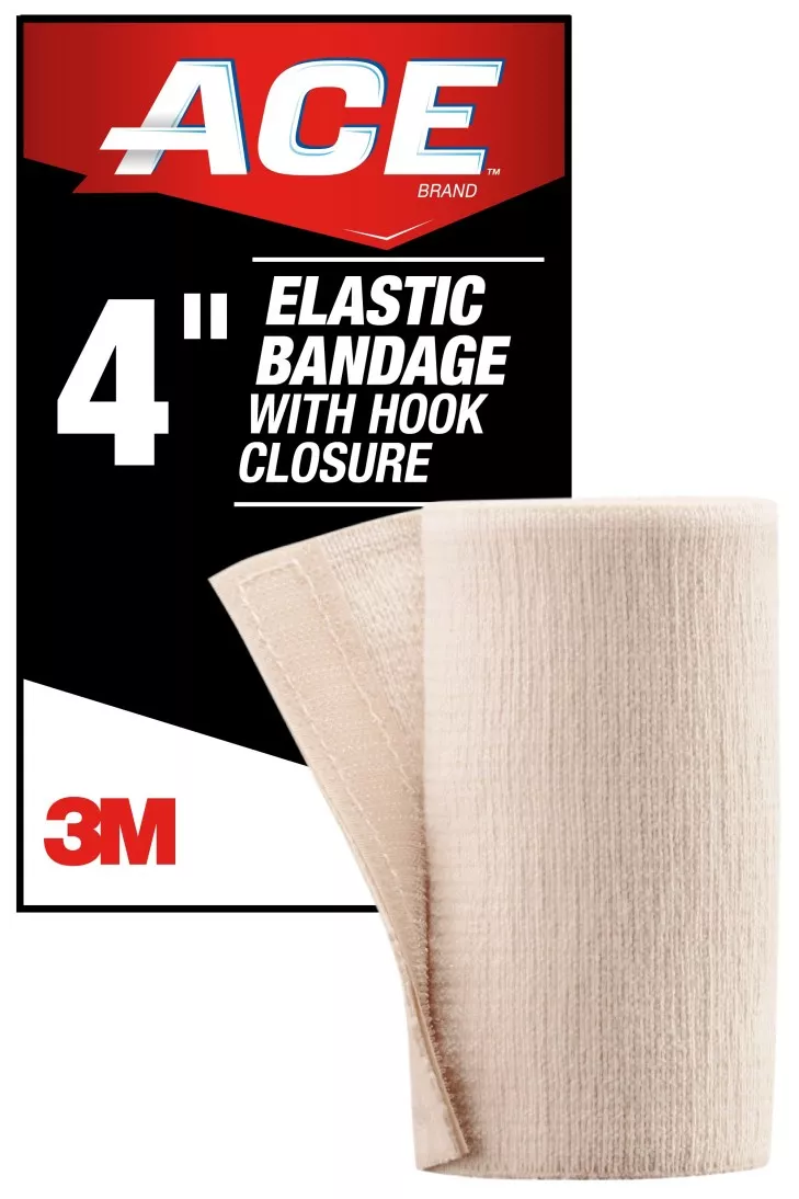 ACE™ Elastic Bandage w/hook closure 207604, 4 in
