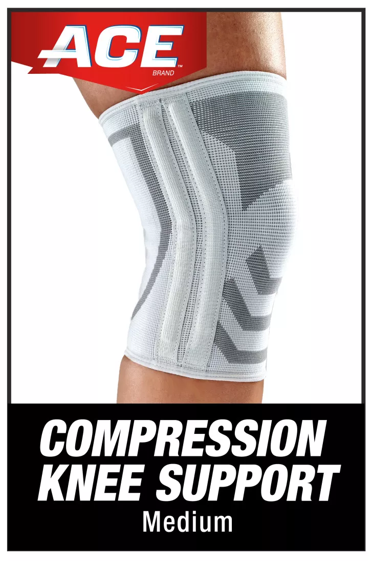 ACE™ Compression Knee Brace w/Side Stabilizers 207354, M