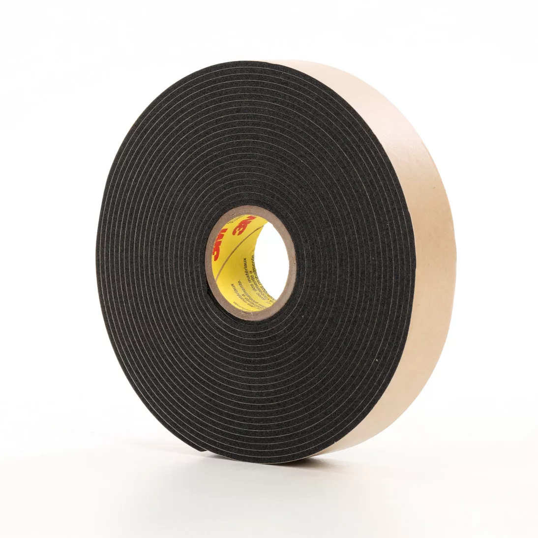 3M™ Double Coated Polyethylene Foam Tape 4496B, Black, 18 in x 36 Yds,
62 mil, 1 roll per case