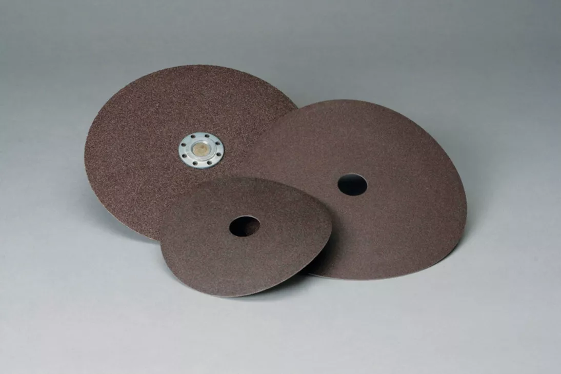 Standard Abrasives™ A/O Resin Fiber Disc, 530102, 5 in x 7/8 in 24, 25
per inner 100 per case