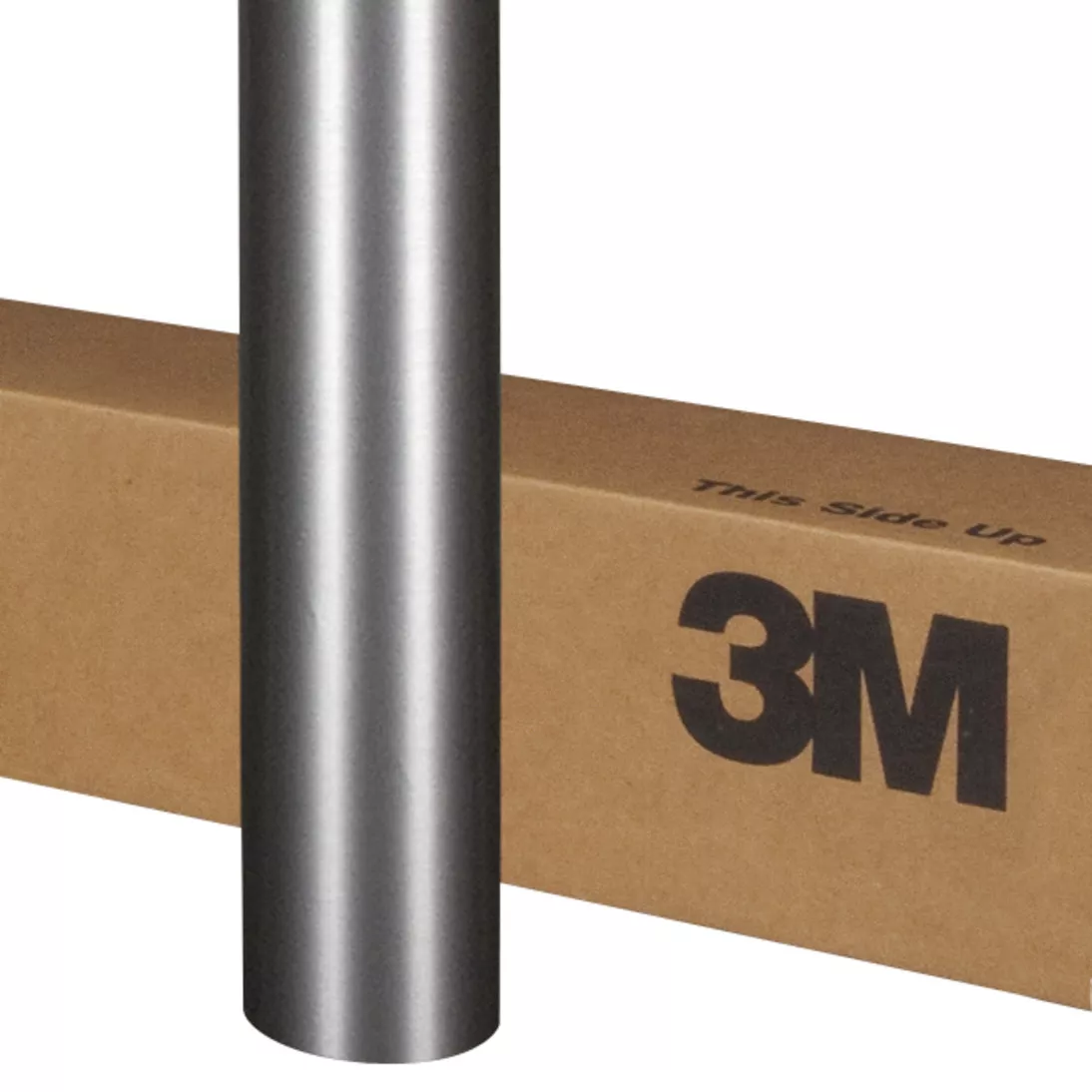 3M™ Wrap Film Series 1080-BR201, Brushed Steel, 60 in x 10 yd