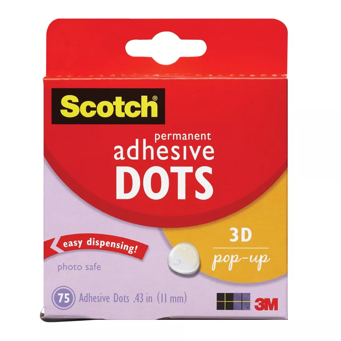 Scotch® Adhesive Dots 010-75PU