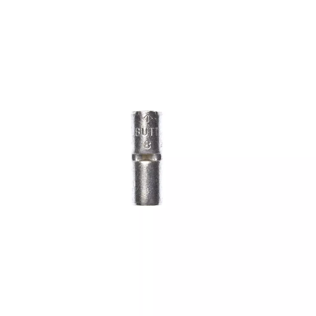 3M™ Scotchlok™ Butt Connector, Non-Insulated Brazed Seam M8BCK, 8 AWG,
built-in wire stop for correct positioning, 200/Case