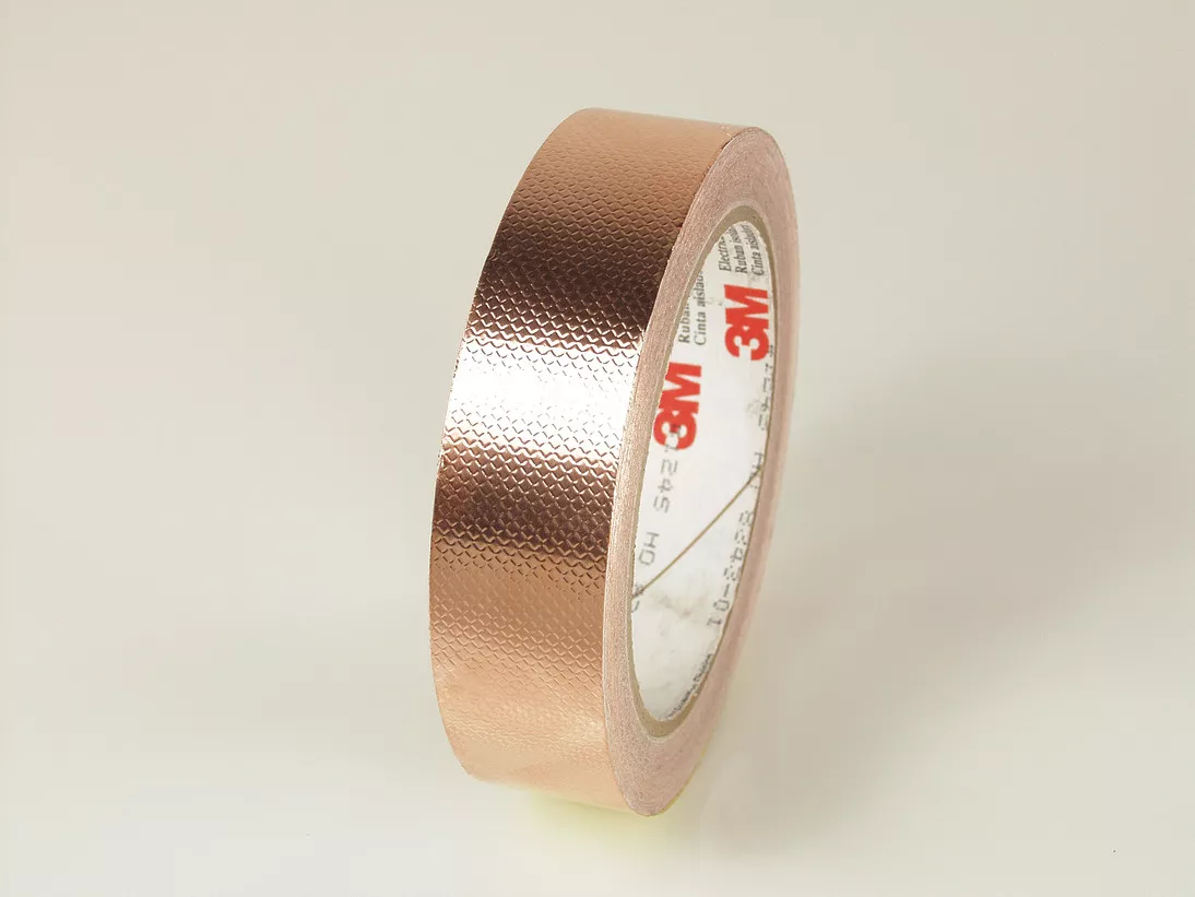3M™ Copper Foil EMI Shielding Tape 1194, 23 in x 36 yds, Log Roll, 1
Roll/Case