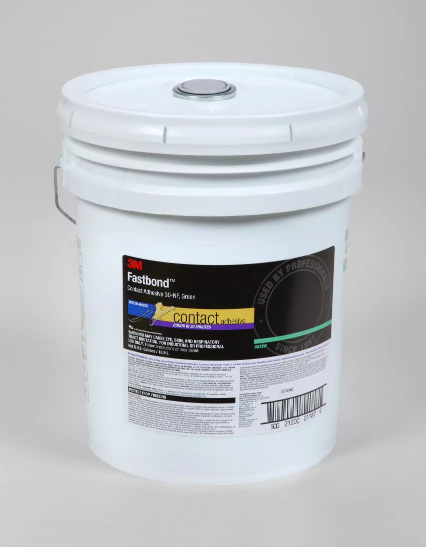 3M™ Fastbond™ Contact Adhesive 30NF, Green, 5 Gallon Drum (Pail)