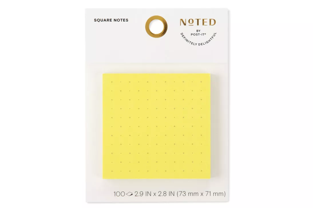 Post-it® Printed Notes NTD-33-DOT, 2.9 in x 2.8 in (73 mm x 71 mm)