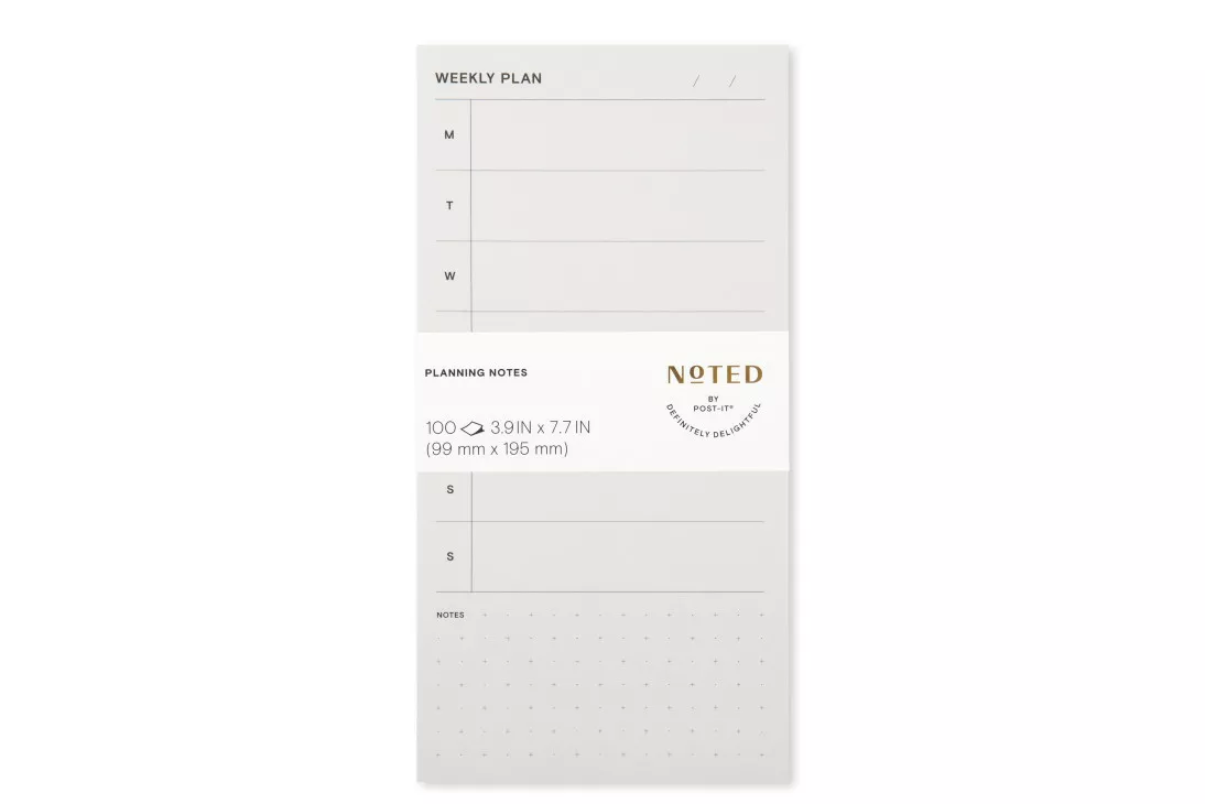 Post-it® Printed Notes NTD-48-NT, 3.9 in x 7.7 in (99 mm x 195 mm)