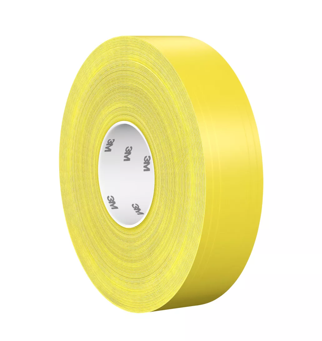 3M™ Durable Floor Marking Tape 971, Yellow, 2 in x 36 yd, 33 mil, 1 Roll/Case