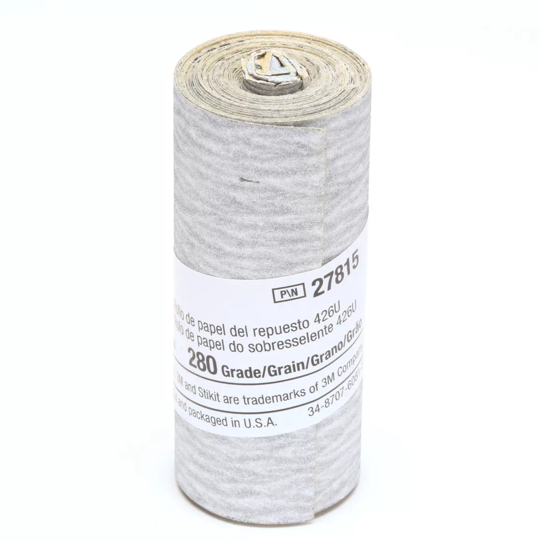 3M™ Stikit™ Paper Refill Roll 426U, 280 A-weight, 2-1/2 in x 100 in, 10
per inner 50 per case