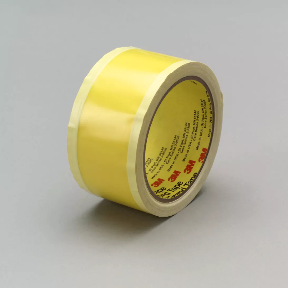 3M™ Riveters Tape 695, Yellow with White Adhesive, 2 in x 36 yd, 3 mil,
24 rolls per case