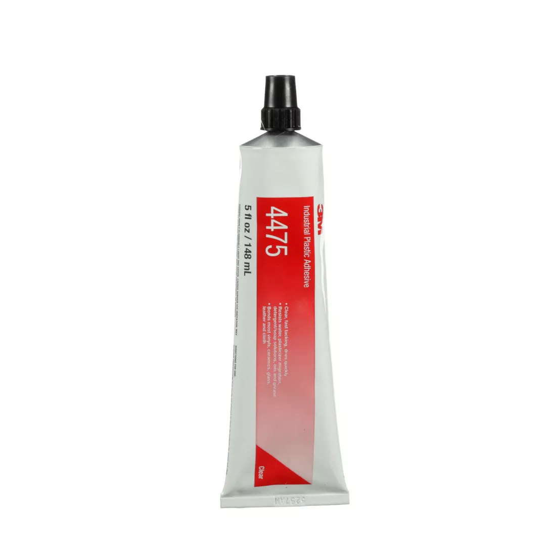 3M™ Industrial Plastic Adhesive 4475, Clear, 5 Oz Tube, 36/case
