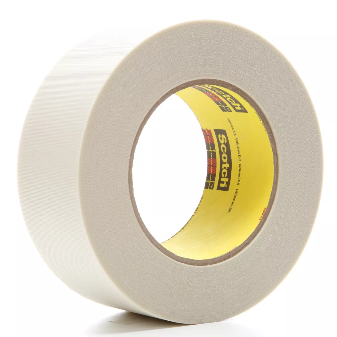 3M™ Glass Cloth Tape 361, White, 2 in x 60 yd, 6.4 mil, 24 rolls per
case