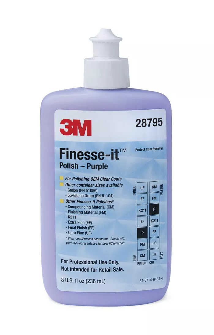 3M™ Finesse-It™ Polish - Purple, 28795, 8 oz, 4 ea/Case