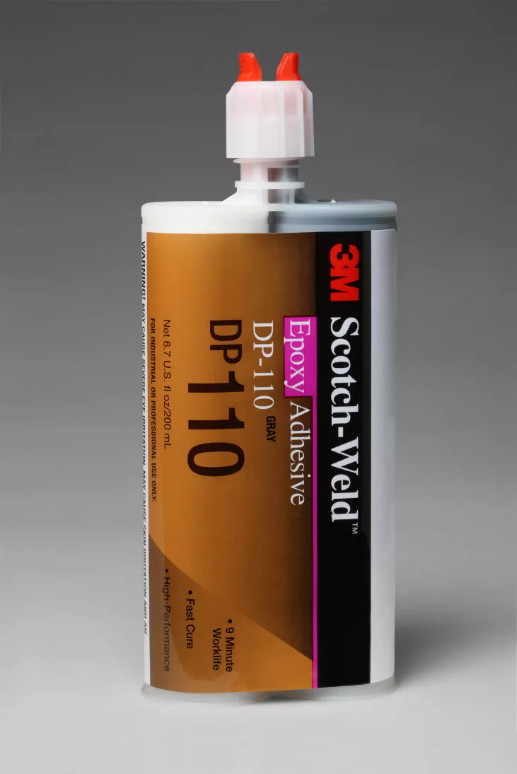 3M™ Scotch-Weld™ Epoxy Adhesive DP110, Gray, 200 mL Duo-Pak, 12/case