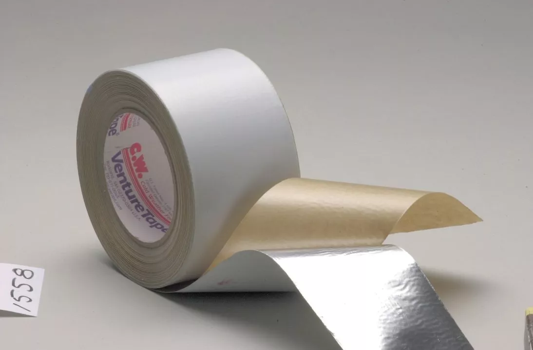 3M™ Venture Tape™ White Aluminum Foil Tape 1558HT, 72 mm a 45.7 m, 5.4
mil, 16 rolls per case