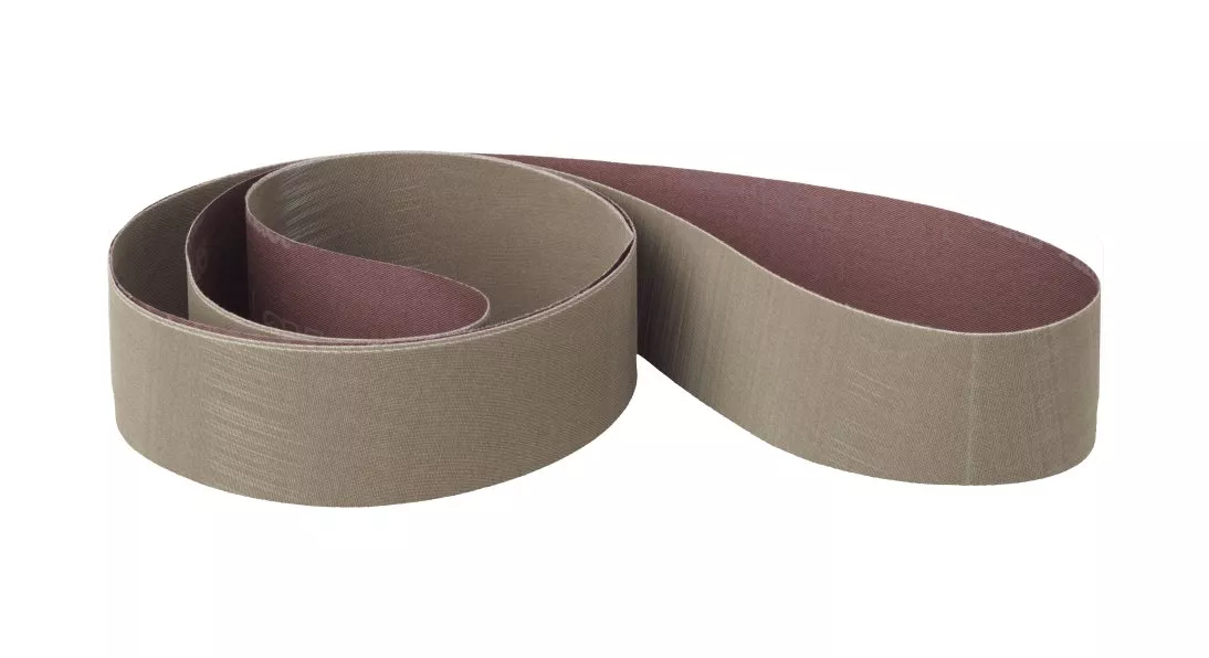 3M™ Trizact™ Cloth Belt 307EA, A6 JE-weight, 1 in x 132 in, Film-lok,
Full-flex, 200 ea/Case