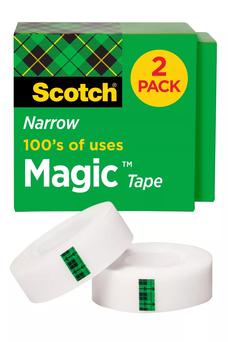 Scotch® Magic™ Transparent Tape, 810H2 1/2 in x 1296 in