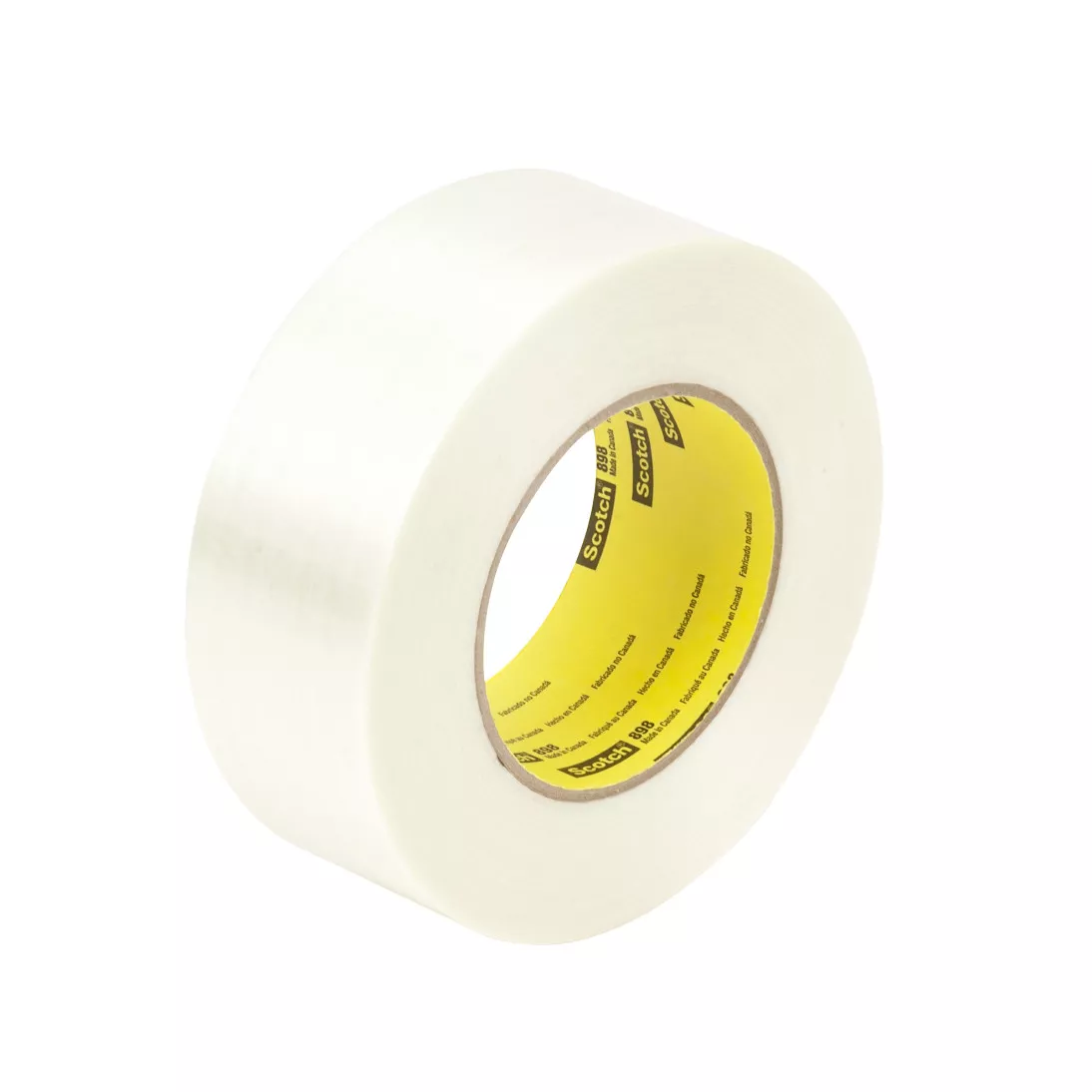 Scotch® Filament Tape 898, Clear, 6 in x 360 yd, 6.6 mil, 1 roll per
case