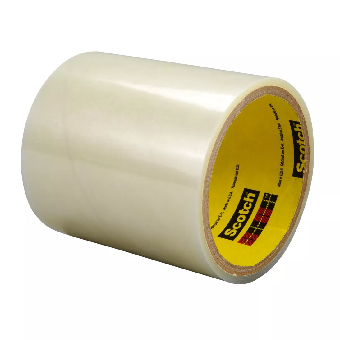 3M™ Double Coated Tape 9628FL, Clear, 54 in x 60 yd, 2 mil, 1 roll per
case