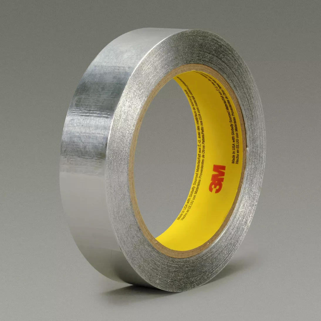 3M™ Aluminum Foil Tape 4380, Silver, 4 in x 60 yd, 3.25 Mil, 12/Case