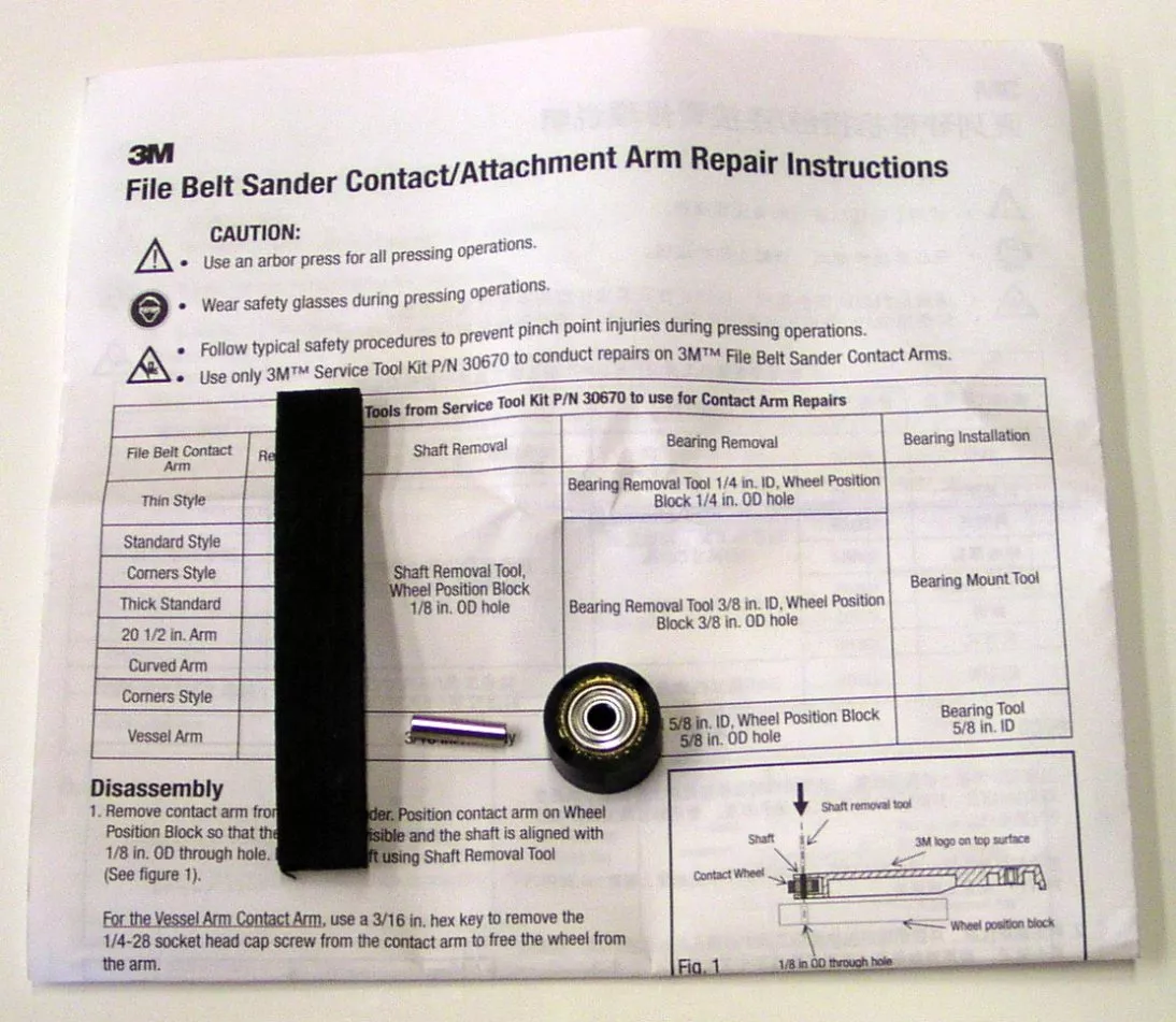 3M™ File Belt Arm #28374 Repair Kit 30662