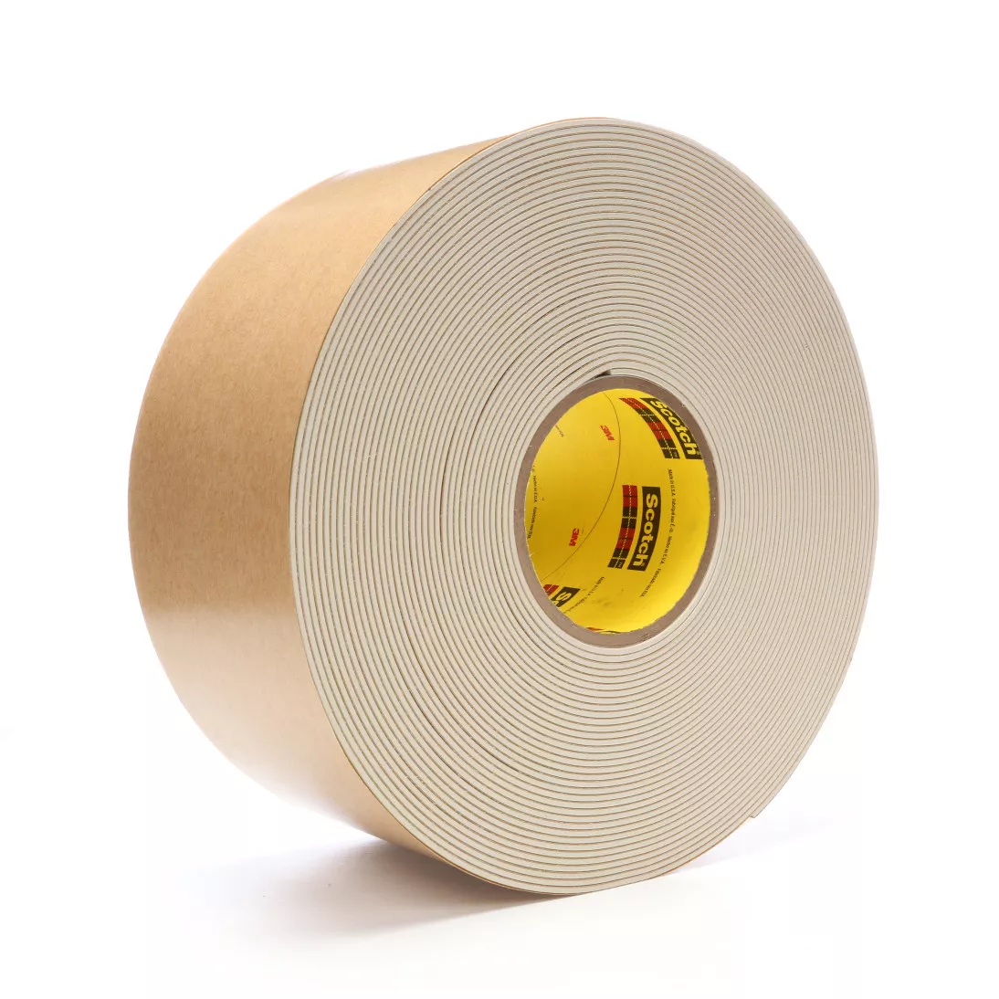 3M™ Impact Stripping Tape 528, Tan, 4 in x 20 yd, 82 mil, 2 rolls per
case