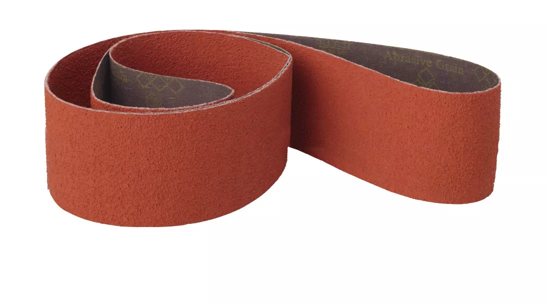 3M™ Cloth Belt 947D, 80 X-weight, 4 in x 168 in, Film-lok, Single-flex,
25 ea/Case
