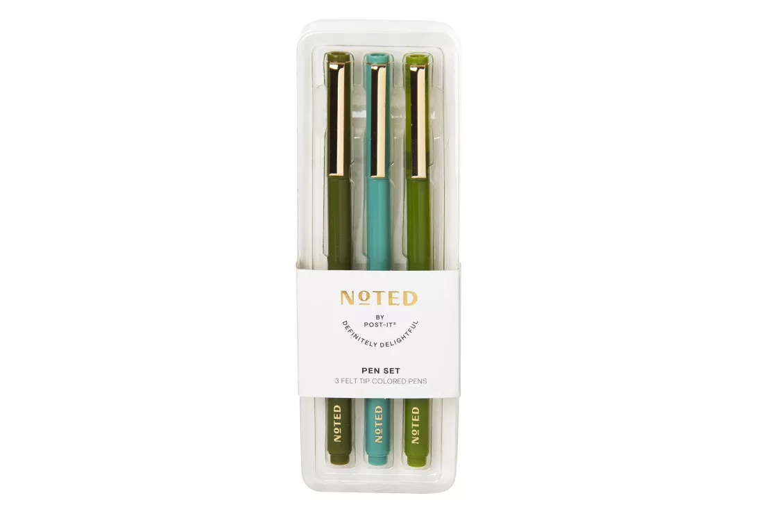 Post-it® 3 Pack Pens NTD-PEN3-GRN