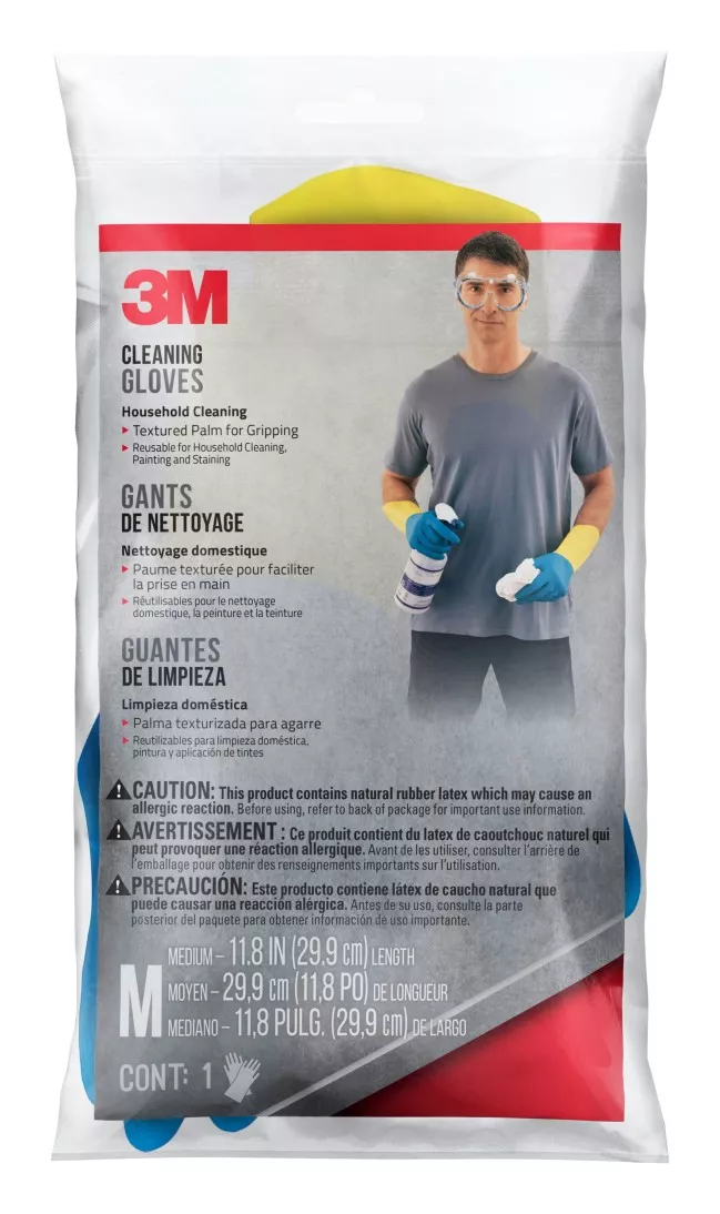 3M™ Household Cleaning Gloves, Medium, HHCGMP1-DC, 10/case