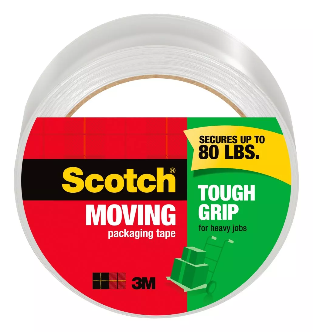 Scotch® Tough Grip Moving Packaging Tape 3500-60, 1.88 in x 65.6 yd (48
mm x 60 m)