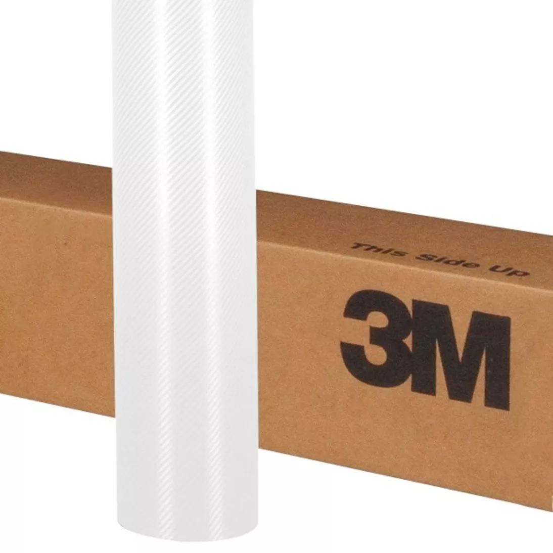3M™ Wrap Film 2080-CFS10, Carbon Fiber White, 60 in x 25 yd