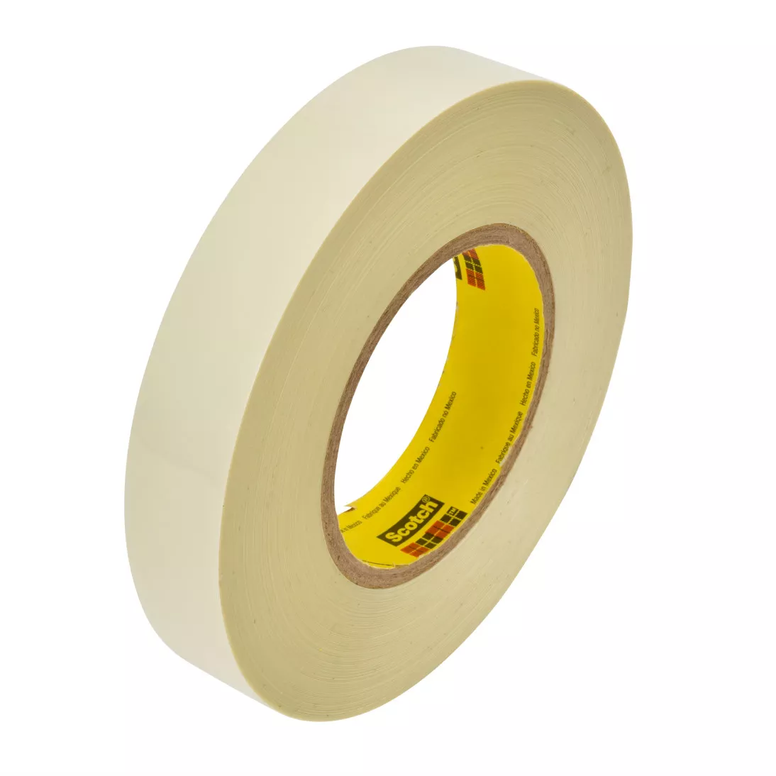 3M™ High Temperature Nylon Film Tape 8555, White, 48 in x 72 yd, 7 mil, 1 roll per case
